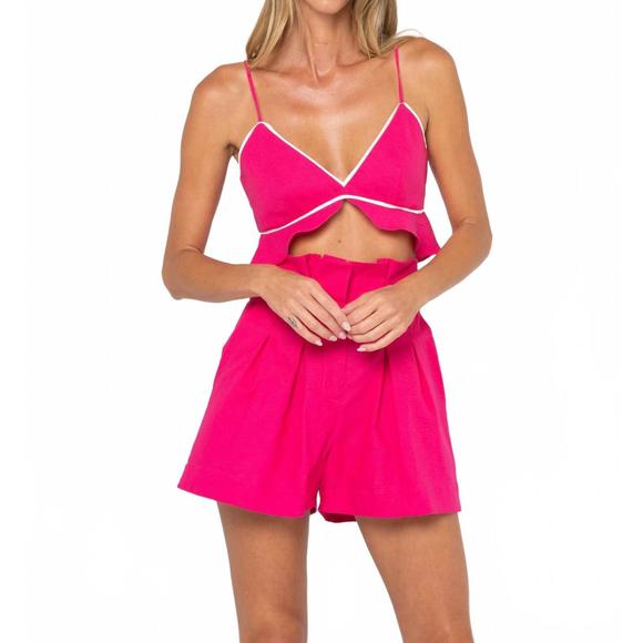 NEW JBQ bella cami top in hot pink